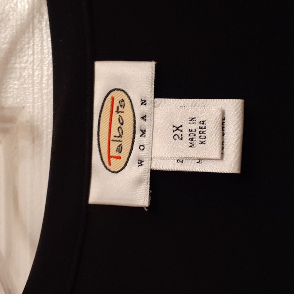 Talbots Women Dresst Black tunic - Picture 2 of 5